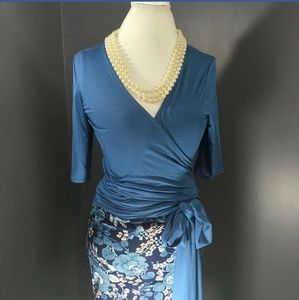 Agnes and Dora Wrap Top